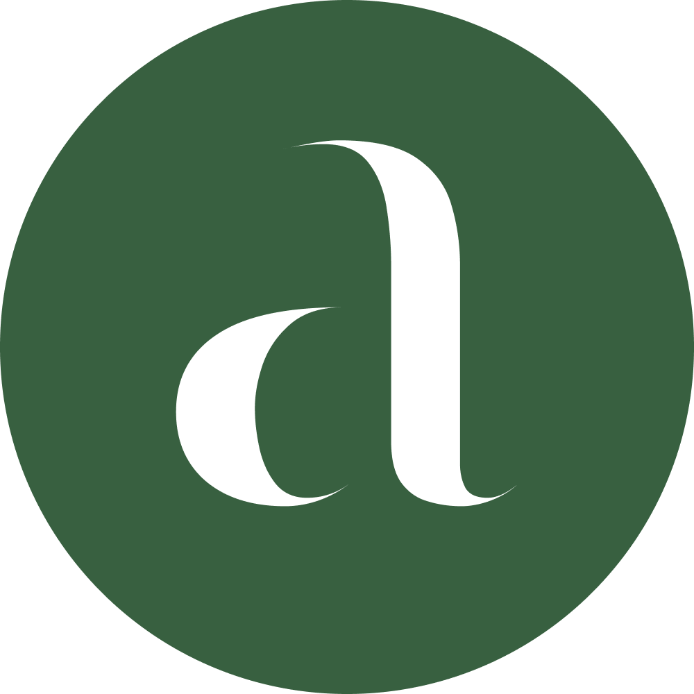 logo vert foncé antonia la photographe