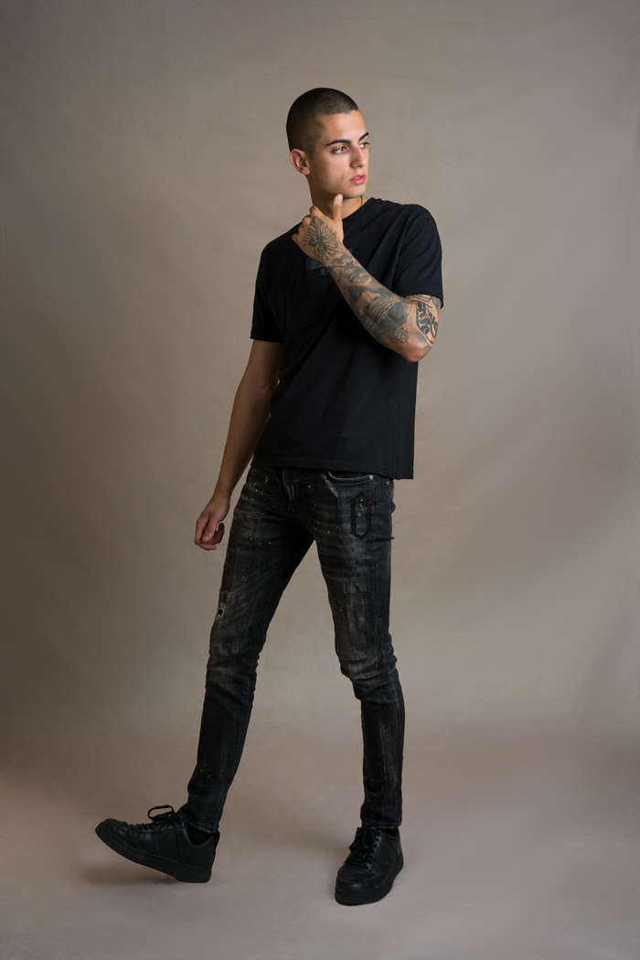 Shooting photo portrait en studio