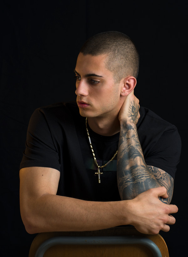 Shooting photo portrait en studio