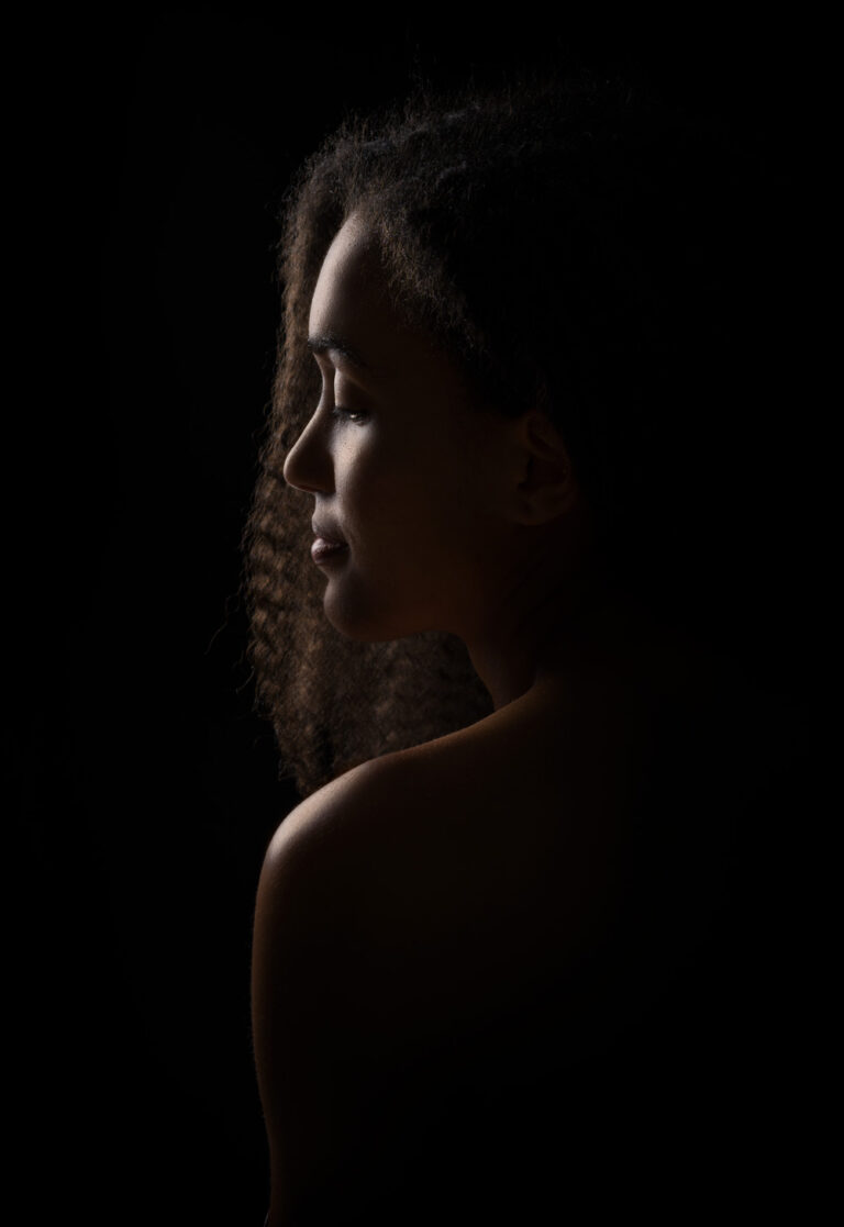 Shooting photo portrait en studio